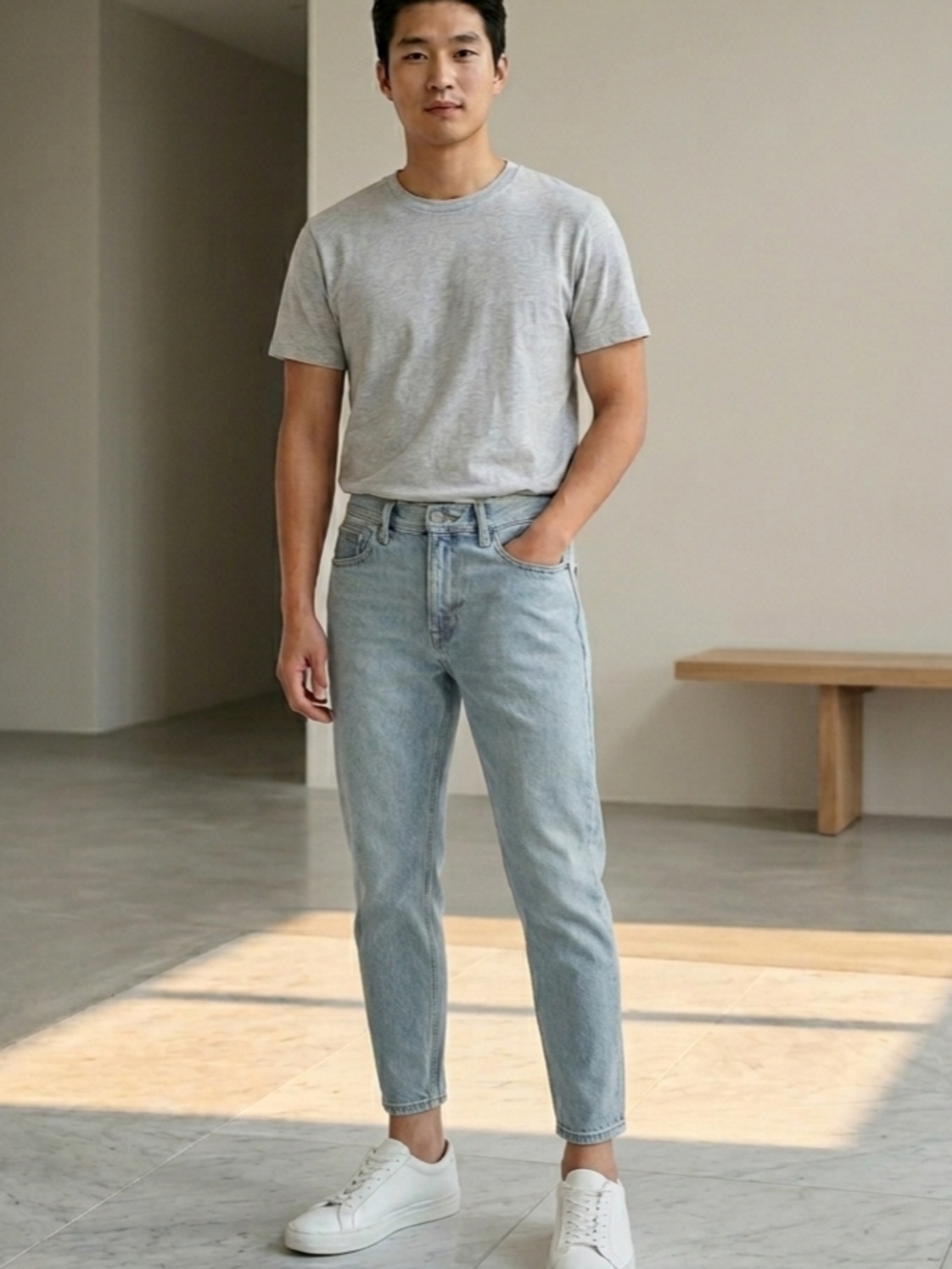 NWOT) BGD Urban Outfitters Light Blue Slim Jeans 28x 26